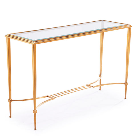 Sophia Gold Console Table
