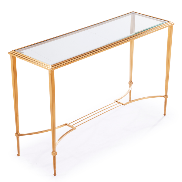 Sophia Gold Console Table